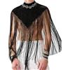 Panegy Trasparente Camicie Uomo Rete a Maniche Lunghe T-Shirt Sexy Maglietta Vedere Attraverso Camicia