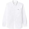 Lacoste CH5620 Camicia dalla vestibilità Regolare, Blanc, 43 Uomini