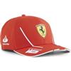PUMA Cappellino Charles Leclerc Scuderia Ferrari 2024 Rosso Bruciato - Taglia Unica