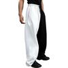 Hello MrLin Pantaloni da jogging da uomo in cotone larghi a gamba larga da uomo casual elasticizzati con coulisse palestra corsa pantaloni tuta