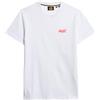 Superdry Essential Logo EMB Tee T-Shirt, Optic/Hazard Orange, M Male-Adulto