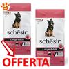 Schesir Dog Large con Prosciutto - Offerta [PREZZO A CONFEZIONE] Quantità Minima 2, Sacco Da 12 Kg