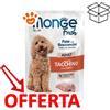 Monge Fresh Dog Adult Paté con Bocconcini ricco in Tacchino - Bustina Da 85 Gr - CONFEZIONE RISPARMIO