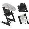Stokke - Sedia Tripp Trapp in Rovere + Baby Set² + Newborn Set + Cuscino