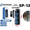 Cassa Amplificata Sp-12 280W Karaoke Bluetooth Microfono Wireless Trolley mar