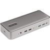 ‎ StarTech.com KVM Docking Station USB-C per due laptop, dock KVM DisplayPort a do