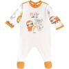 Chicco Tutina Con Apertura Posteriore, Unisex - Bimbo 0-24, Arancione (2), 9 mesi