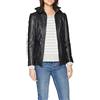 URBAN 5884 Urban Leather Sk1 Giacca in pelle con cappuccio, Donna, Nero (Black), M