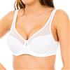 DIM Donna - Reggiseno classico generoso x1 | Sostegno perfetto per seni generosi | Microfibra elasticizzata | Retro a U e Spalline larghe | Look Moderno e Comfort