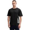HUGO T-Shirt Silver 10250129 01 Beach, Nero 001, M Uomo