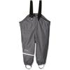 CareTec Rain Overall - PU w. fleece, Pantaloni impermeabili Unisex - Bambini e ragazzi, Grey (174), 6-9 mesi
