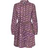 ONLY Onlnova Life Vis L/S Shirt Dress, Viola Amaranto, S Donna