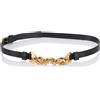 Pinko Love Night Chain H1 Belt Cuoio Cintura Donna (Pacco da 1)