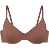 Dorina Noa Reggiseno in Microfibra - Microfibra Ultra-Morbida, Non Imbottito, Coppe ¾ con Ferretto, Spalline Regolabili, Marrone