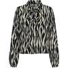ONLY Onlnova Life Elite L/S Tyla Bow Top, Nero, L