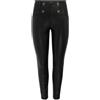 ONLY Bestseller A/S Onllola-Leggings in Pelle Sintetica CC Otw, Schwarz, L Donna