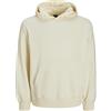 JACK & JONES Sweat Hood Jcointerlude Tonal Back Print-Felpa con Cappuccio, Sweet Corn, M Uomo
