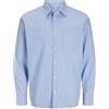 JACK & JONES JJECODY Poplin - Maglietta LS SN, Blu di Cachemire, XL