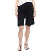 s.Oliver Bermuda da Donna in Misto Lino 2179244, Nero, 52