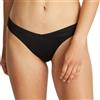 Calvin Klein Donna Slip Bikini Brasiliana Delta Bikini con Branding, Nero (Pvh Black), XS