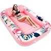 Subtail Materassino Mare Piscina - Stile Tropicale Materassino Gonfiabile Mare - Poltrona Gonfiabili Piscina - Materassino Gonfiabile Mare - Cuscino Poltrona Amaca Gonfiabile Mare Adulti Bambini