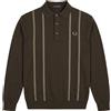 FRED PERRY - Pullover - Verde militare