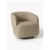 Westwing Collection Poltrona girevole a righe Irene