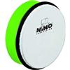 Nino Percussion NINO45GG Tamburello con Battente, ABS, 8 Pollici, Verde