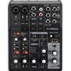 YAMAHA Mixer Yamaha AG06MK2 Mixer a 6 Canali per Streaming Live Con Interfaccia Audio U