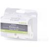 Alberts 338695 Bussola distanziale | plastica | plastica, bianca | 20 x 20 mm | Set da 10