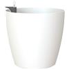 Artevasi Vaso San Remo, Finitura Matte, con Sistema di Auto-irrigazione, 42 cm, Bianco