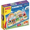 QUERCETTI-Quercetti-4421 Magnetic Dress Up-Carnival, Multicolore, 4421
