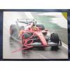 LEWIS HAMILTON autografo Ferrari F1 - foto 18x13 cm photo hand SIGNED red