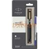 Parker Penna a sfera Parker Vector Standard bordo oro corpo nero inchiostro blu