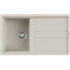 Elleci Lavello cucina 86x51 cm 1 vasca da incasso in Granitek Bianco Soft | Elleci Best 400 LGB40039