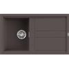 Elleci Lavello cucina 1 vasca 86x51 cm in Keratek Cocoa | Elleci Best 400 LKB40087