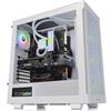 Thermaltake V350 TG ARGB Air Biancaneve | PC-Chassis | Mid-Tower-ATX-Case | 4 mm vetro temperato | 4 ventole incluse | Bianco