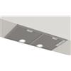 Bosch Cappa integrata sottopensile DHL755BM finitura argento metallizzato da 73 cm