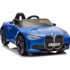 LEAN TOYS BMW i4 Auto Per Bambini Elettrico Bambino Veicolo EVA LED Bluetooth