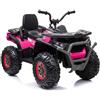 LEAN TOYS Kinderquad LEAN TOYS Quad Elettrico per Bambini 12V EVA LED Bluetooth