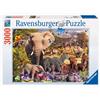 Ravensburger Puzzle Ravensburger - Animaux du Continent Africain (3000 pièces)