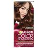 Garnier Color Sensation Coloration - Castano Chiaro Cannella 5.35 - Colorazione crema permanente - tutti i tipi di capelli - Colore fino a 10 settimane e copre i capelli bianchi 100%
