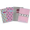Pigna Maxi Quaderni Chiara Ferragni, f.to A4, assortimento soggetti mix Rosa/Azzurro, Confezione 5 Quaderni