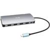 I-TEC NANO DOCKING STATION USB-C CON 3 DISPLAY, POWER DELIVERY 100W, RIVESTIMENTO IN METALLO - C31NANODOCKPROPD