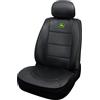 Plasticolor Coprisedile Deluxe John Deere 008709R01 - Coprisedile con logo ricamato ad alto contrasto cuciture Premium 3 pezzi senza lato auto camion o SUV coprisedile con tasca cargo