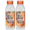 Garnier Balsamo Fructis Hair Food Papaya Riparatrice 2x350 ml