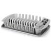 Tescoma 900643 Scolapiatti con vassoio prendigoccia per 12 piatti con scolaposate, linea CleanKit29x49x10 cm