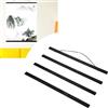 Tnfeeon Cornice Magnetica per Poster in Legno, Bacchette Magnetiche con Corda, Sistema di Appenditura Senza Fori per Stampe su Tela, Poster e Foto, Decorazione Parete Moderna (40 cm)