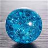 LMXRYPD Sfera di Cristallo, Palla di Vetro Decorative, Sfera di Vetro con Effetto Gghiaccio, per L'Arredamento del Soggiorno, Decorazione per Fontane(Blue,3cm/1.1in)