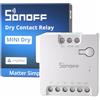 SONOFF MINI Dry - Interruttore Intelligente WiFi 2.4G, Compatibile con Protocollo Matter, Funziona con Alexa e Google Home
